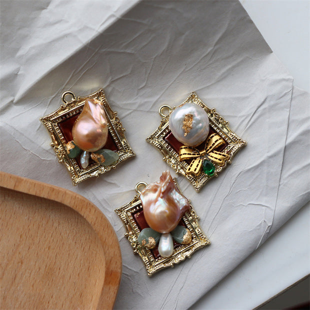 baroque pearl pendant