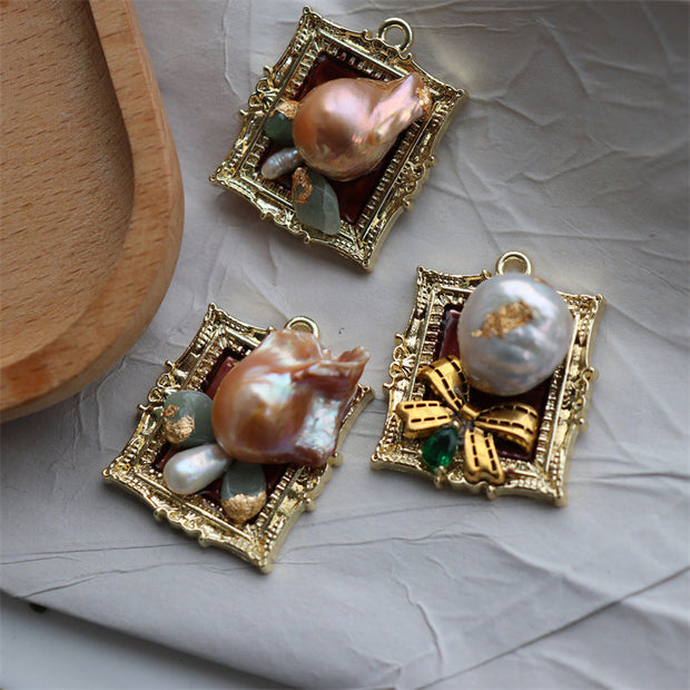 baroque pearl pendant