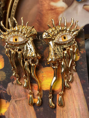 "Evil Eyes" eye vintage earrings