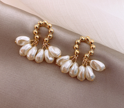 handmade baroque pearl earrings