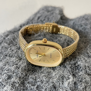 Original Vintage-inspired Steel & Gold Bracelet Watch