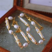 handmade baroque pearl bracelet