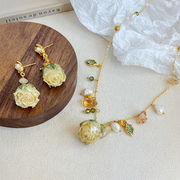 handmade rose tassel bohemian set