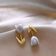 adorable tulip earrings