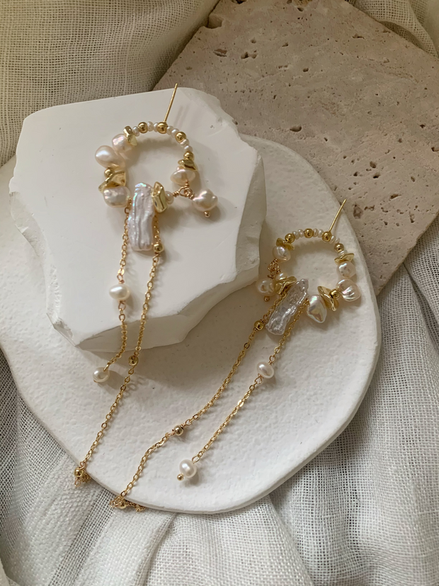 unique handmade tassel elegance earrings