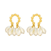 handmade baroque pearl earrings