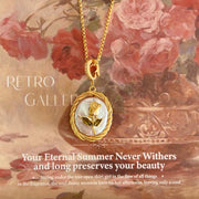 Tulip natural baroque pendant