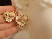 heart freshwater baroque pearl pendant