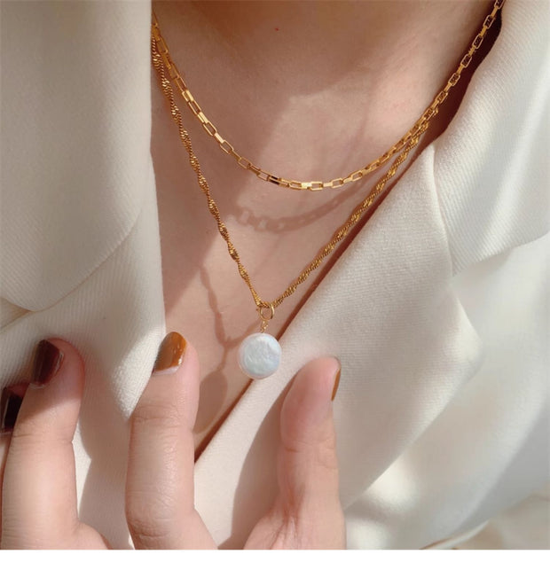 Disassembly non-fading 14K gold-plated DIY heart thick plated real gold pendant