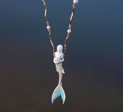 【Mermaid】Colorful Ceramic Pendant Necklace