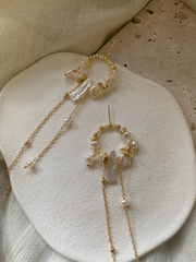 unique handmade tassel elegance earrings