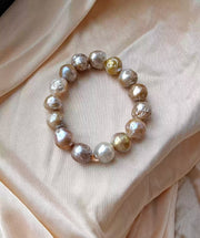 14K gold-filled earrings, necklace and bracelet DIY three-piece set