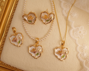 heart freshwater baroque pearl pendant