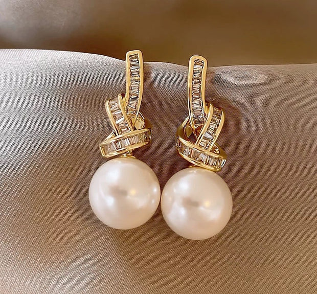 pearl earrings