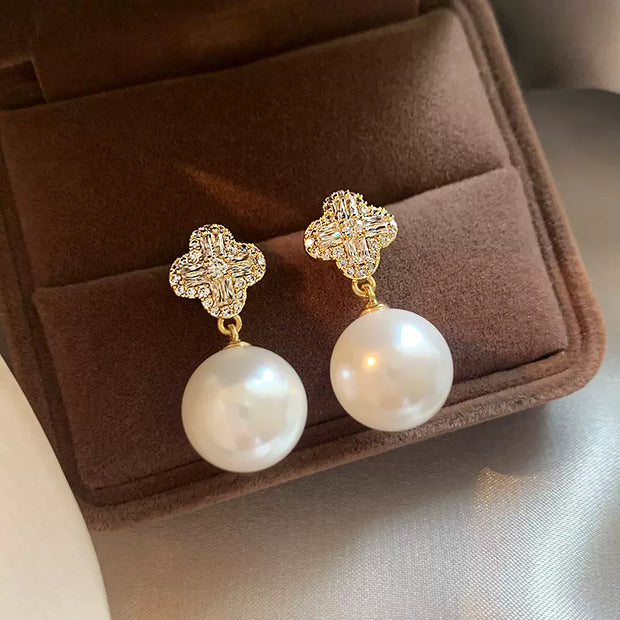 pearl earrings