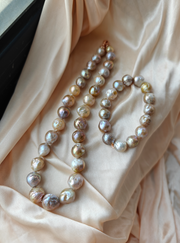 14K gold-filled earrings, necklace and bracelet DIY three-piece set