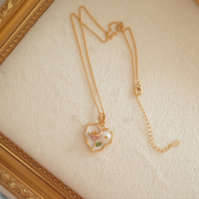 heart freshwater baroque pearl pendant