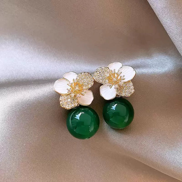 emerald earrings