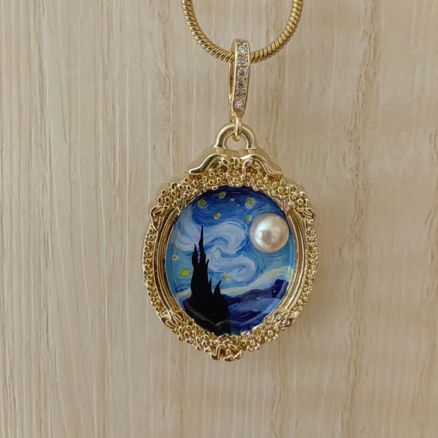 handmade baroque pearl pendant