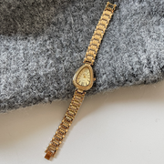 Original Vintage-inspired Steel & Gold Bracelet Watch