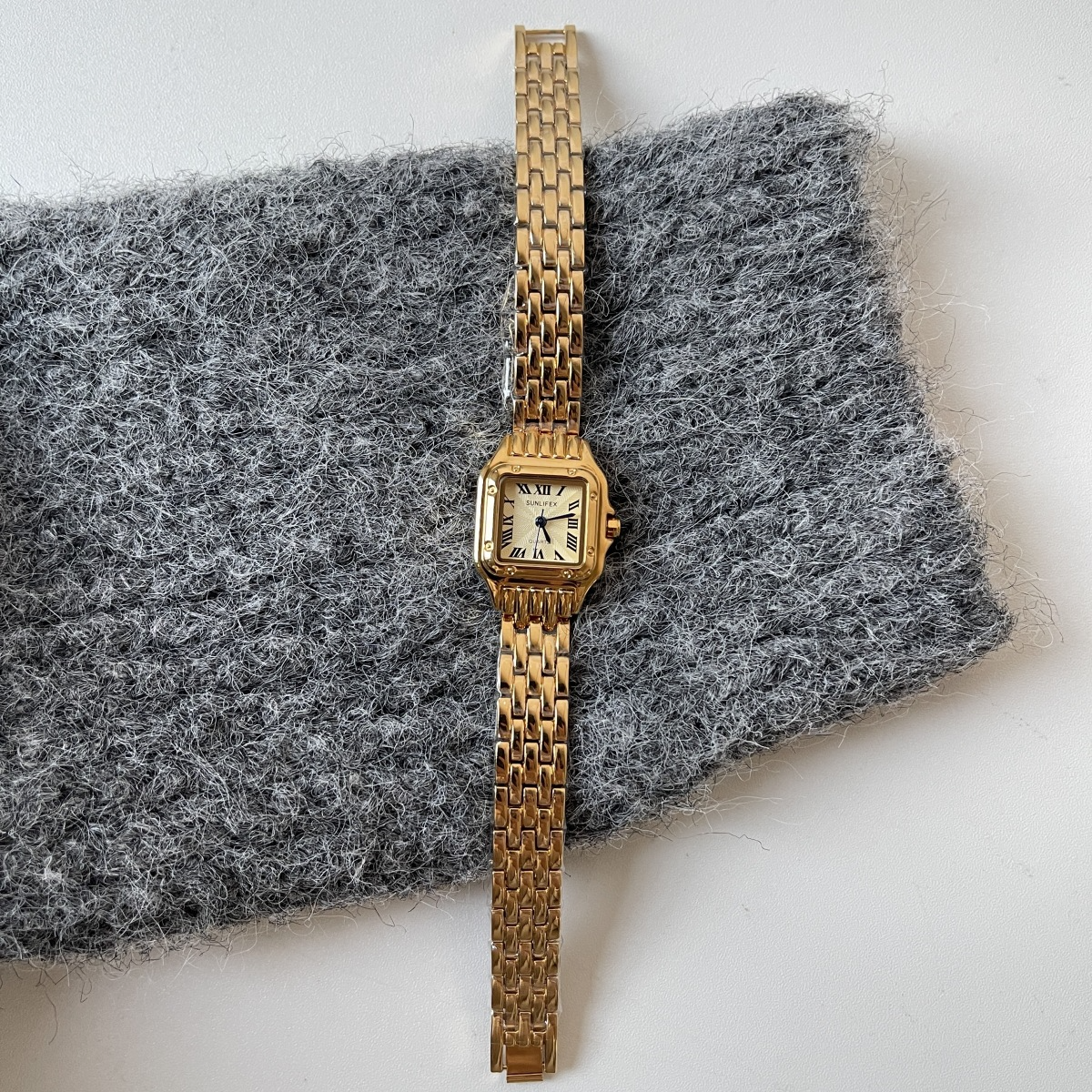 Original Vintage-inspired Steel & Gold Bracelet Watch