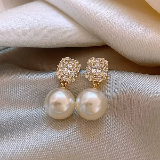 pearl earrings
