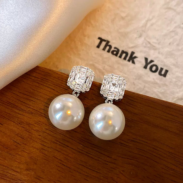 pearl earrings