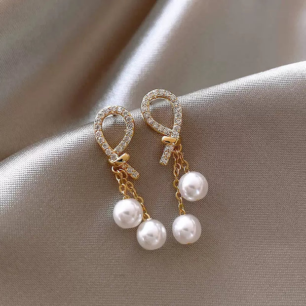 pearl earrings