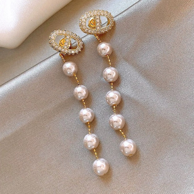 pearl earrings