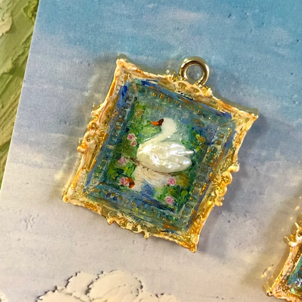 handmade baroque pearl pendant