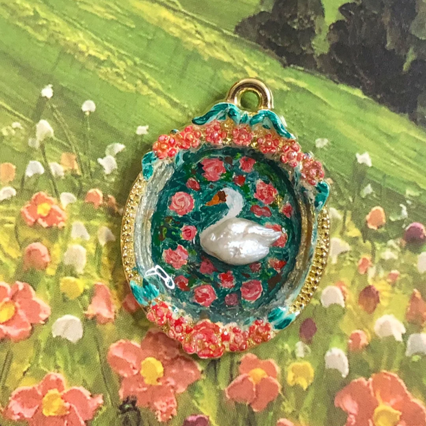 handmade baroque pearl pendant