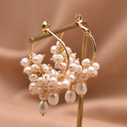 Natural Pearl Summer Earrings