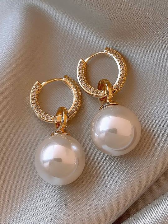 pearl earrings