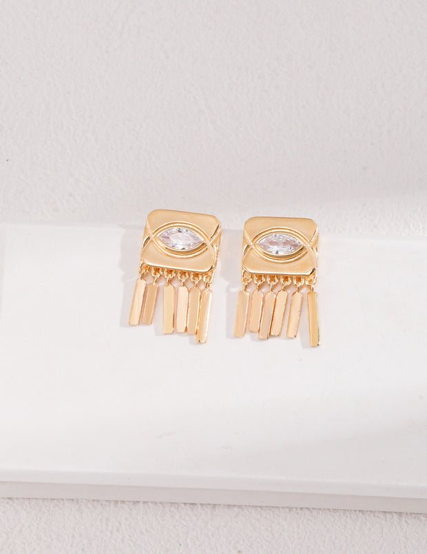 zircon earrings