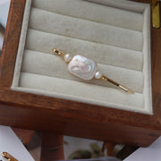 handmade wire wrapped vintage french baroque pearl hair clip