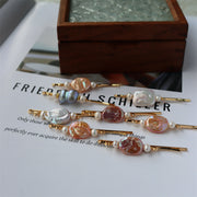 handmade wire wrapped vintage french baroque pearl hair clip