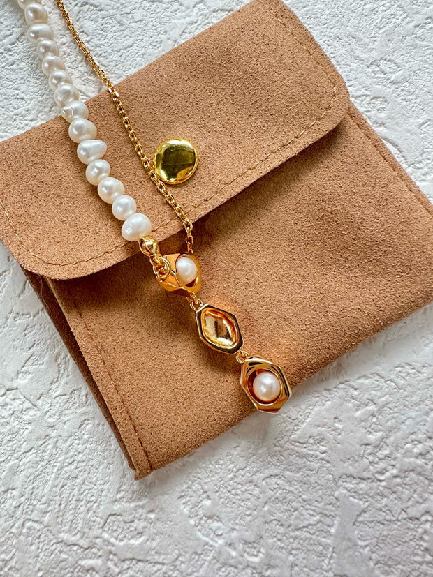 raindrop pearl necklace