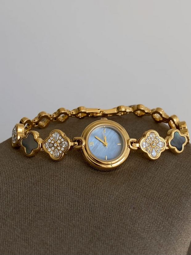Four-leaf Clover Diamond-set Watch