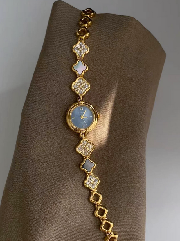 Four-leaf Clover Diamond-set Watch