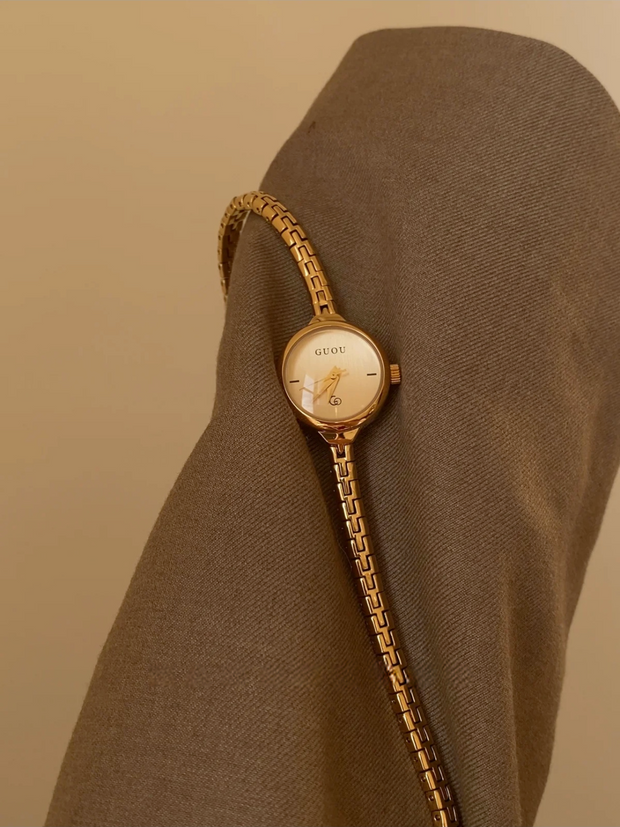 French-style Light Luxury Retro Small Dial Watch