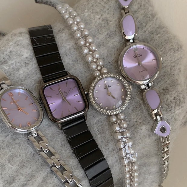 Artisanal Lavender Quartz Watch