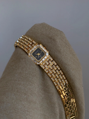 Gold Zircon Sparkling Ladies' Watch