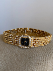 Gold Zircon Sparkling Ladies' Watch