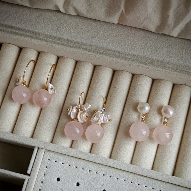 artisan baroque pearl handmade silver earrings