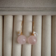 artisan baroque pearl handmade silver earrings