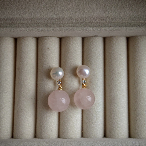 artisan baroque pearl handmade silver earrings