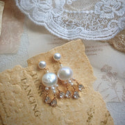 artisan natural pearl earrings