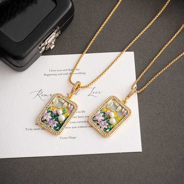 handmade baroque pearl pendant