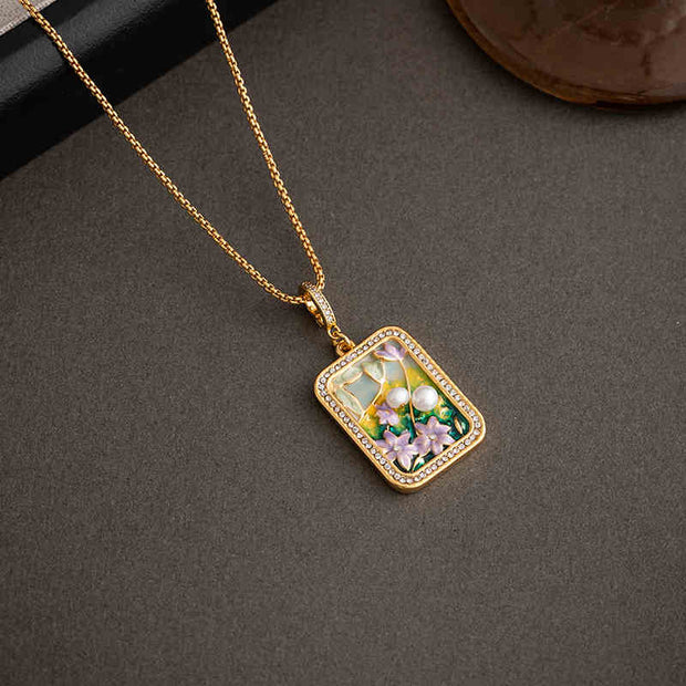 handmade baroque pearl pendant