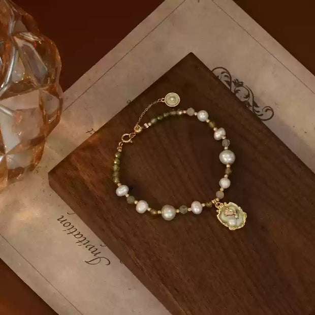 monet garden series (Including necklace, earrings, ring and bracelet)